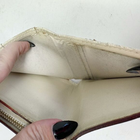 LOUIS VUITTON | Authentic Suhali Compact Leather Wallet with Zipper & Snap - Picture 5 of 9